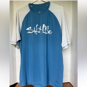 Salt Life Men’s SLX UPF 50 Athletic Fishing Tee